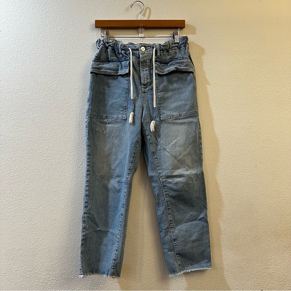 Free People We The Free City Slouch Tapered Jeans Size Small - Picture 3 of 10